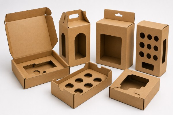 die-cut corrugated boxes